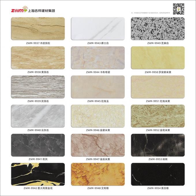 Panel de aluminio compuesto de color brillante de peso ligero ACP para uso en edificios e interiores 8