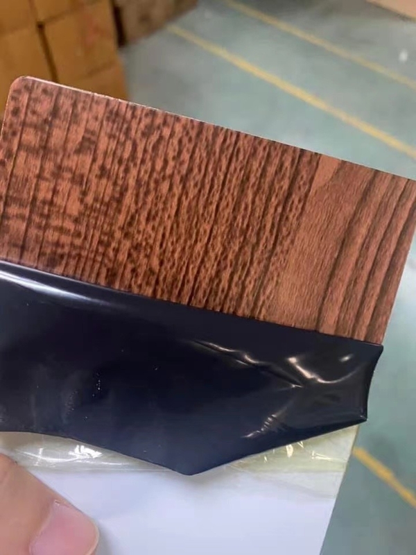 Panel compuesto de aluminio de efecto mármol flexible y resistente a los impactos para el interior y el exterior