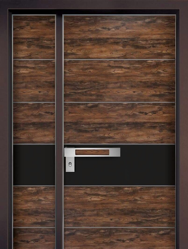 Cherry Oak Aluminum Composite Plastic artesona la madera de la nuez de 6m m para la pared interior