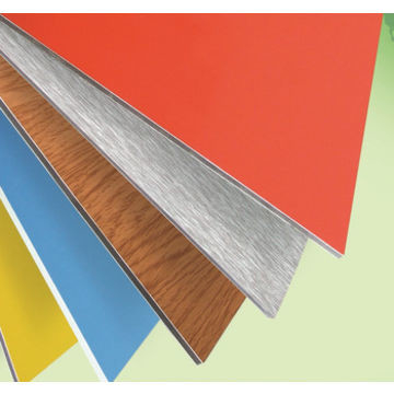 Panel compuesto de aluminio PE resistente a la corrosión en varios colores