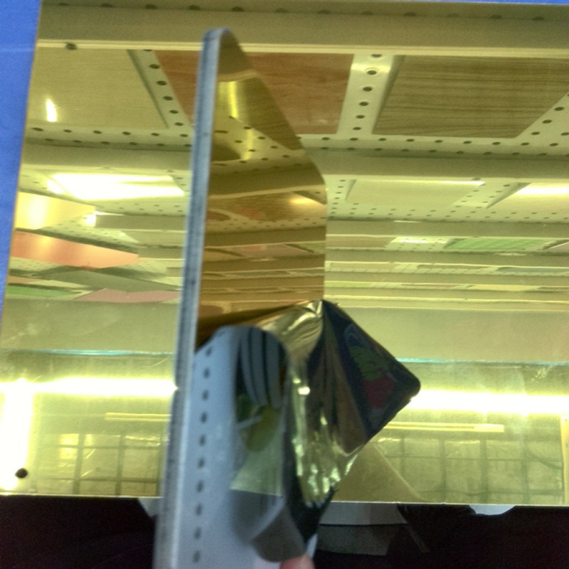 Panel compuesto de aluminio de espejo recubierto con nano-PVDF para decoraciones arquitectónicas elegantes y modernas
