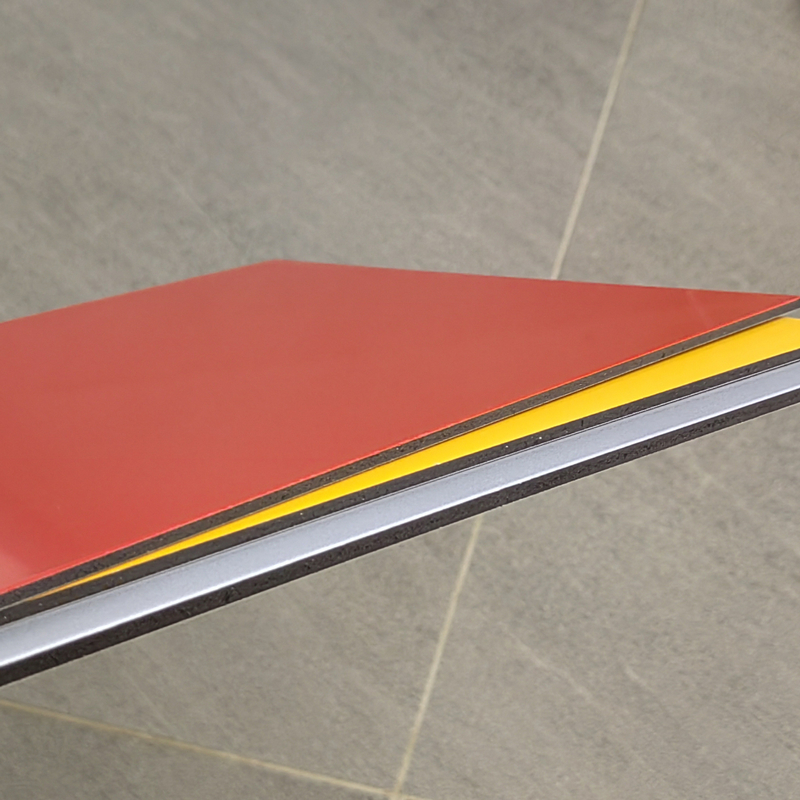 Acm/Acp PE Panel compuesto de plástico de aluminio PVDF con núcleo de poliéster para construcción