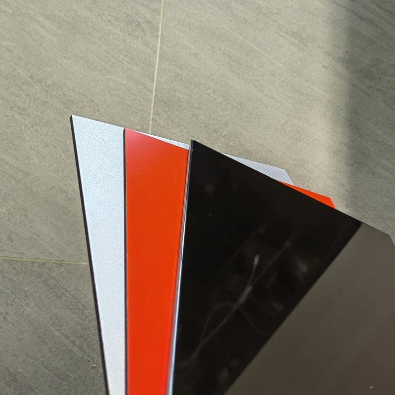 Acm/Acp PE Panel compuesto de plástico de aluminio PVDF con núcleo de poliéster para construcción