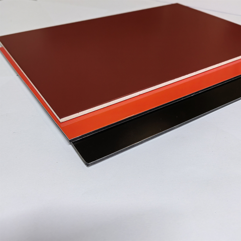Panel compuesto de aluminio de dibujo a prueba de fuego para ventanas de paredes de cortinas