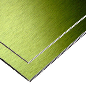 Embalaje seguro 3 mm de grano de mármol ACM / ACP PE PVDF recubrimiento, fácil limpieza y resistente a los arañazos para la cocina Backsplash en stock