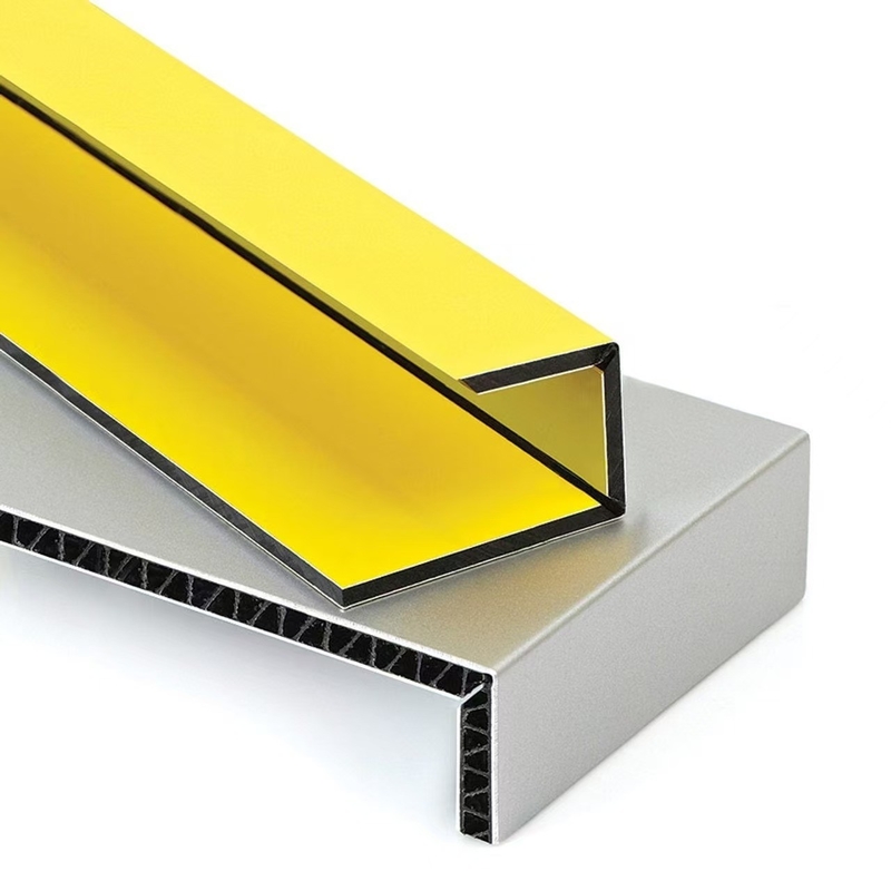 Panel compuesto de aluminio revestido con PVDF de 4 mm de PE, irrompible/doblable ACP para revestimiento de edificios