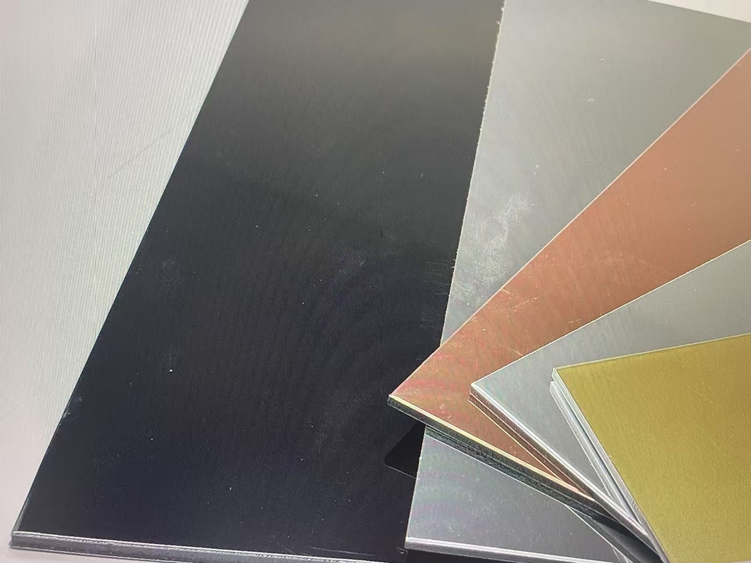 Panel compuesto de aluminio cepillado para decoraciones arquitectónicas