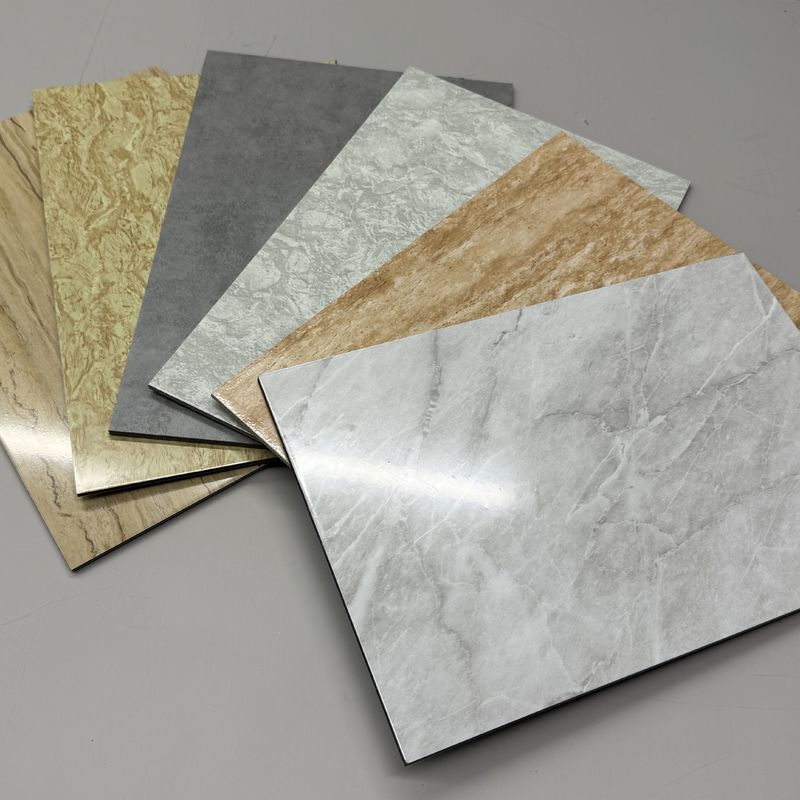 Entrega rápida 1220 * 24400mm Panel compuesto de aluminio PE PDVF recubrimiento, patrón de mármol, para Mall Hall Hotel Decoración personalizada
