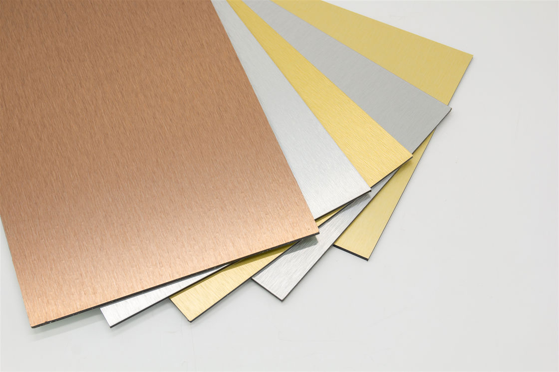 Fabrica directa 3mm cepillado ACP Nano recubrimiento, peso ligero y anti-huellas dactilares para TV fondo de la pared Best seller