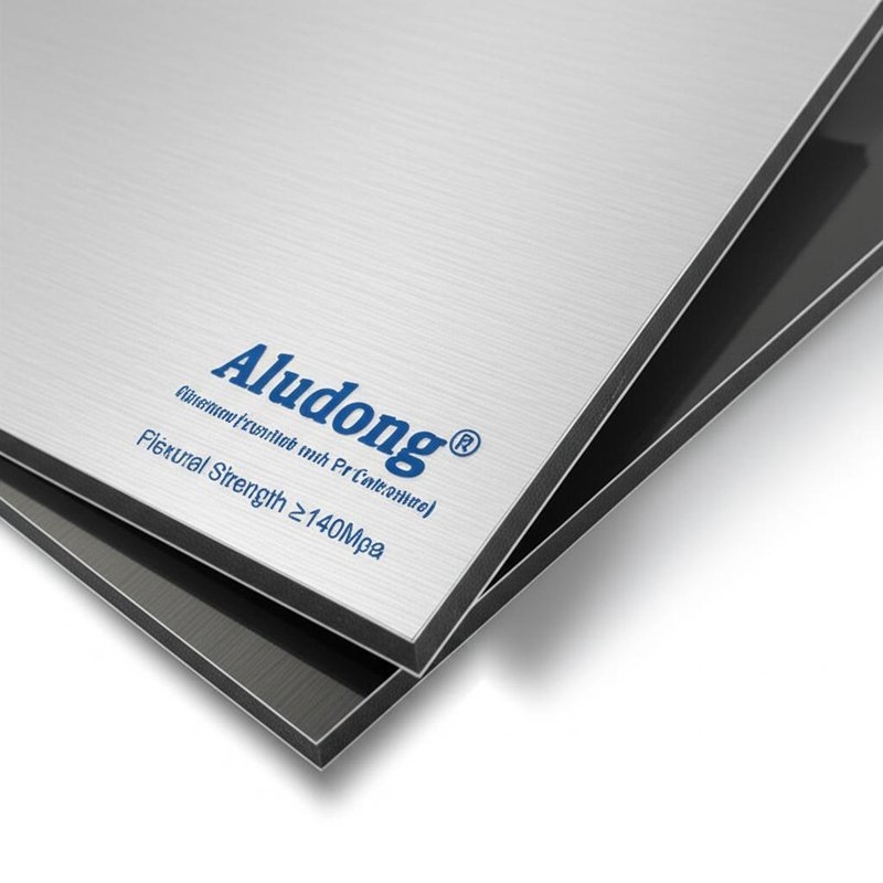 Panel de aluminio compuesto PE ligero con película de protección Aludong o resistencia flexionada personalizada ≥ 140Mpa