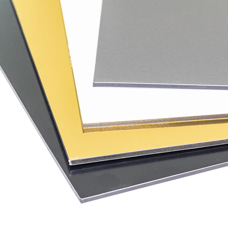 ISO 9001 Factory 4mm ACP Sheet PVDF Coating Económico y duradero para fachadas de edificios Envío rápido