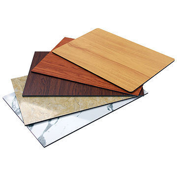 En stock 1220*2440mm paneles compuestos de aluminio patrón de madera, alta resistencia a prueba de moho para decoración de interiores CE certificado