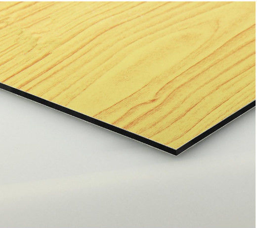 Fabrica OEM Grano de madera ACP 4mm, Revestimiento PVDF, Superficie anti-rasguños para revestimiento de paredes interiores exteriores Mejor vendedor