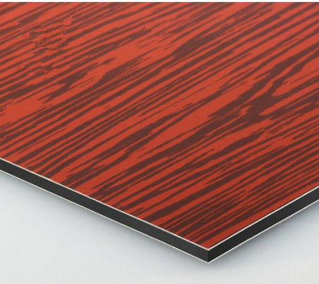 Panel compuesto de aluminio de película protectora OEM con acabado de superficie y fondo decorativo