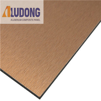 Precio de fábrica Panel de aluminio cepillado ACP / ACM 4x8 Ft, Nano Revestimiento, fácil instalación para la pared divisoria