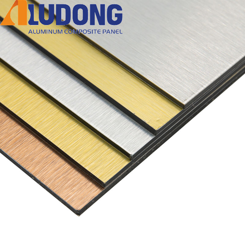 Publicidad PE Core 0.3mm ACP Alucobond Dibujo Panel de aluminio compuesto para cortinas de paredes