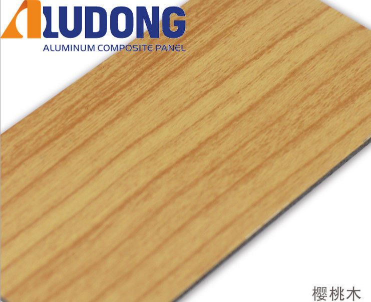 Fabricante directo 5 mm de grano de madera ACP PVDF revestimiento, anti-UV y a prueba de fuego para la pared de cortina 24/7 apoyo técnico