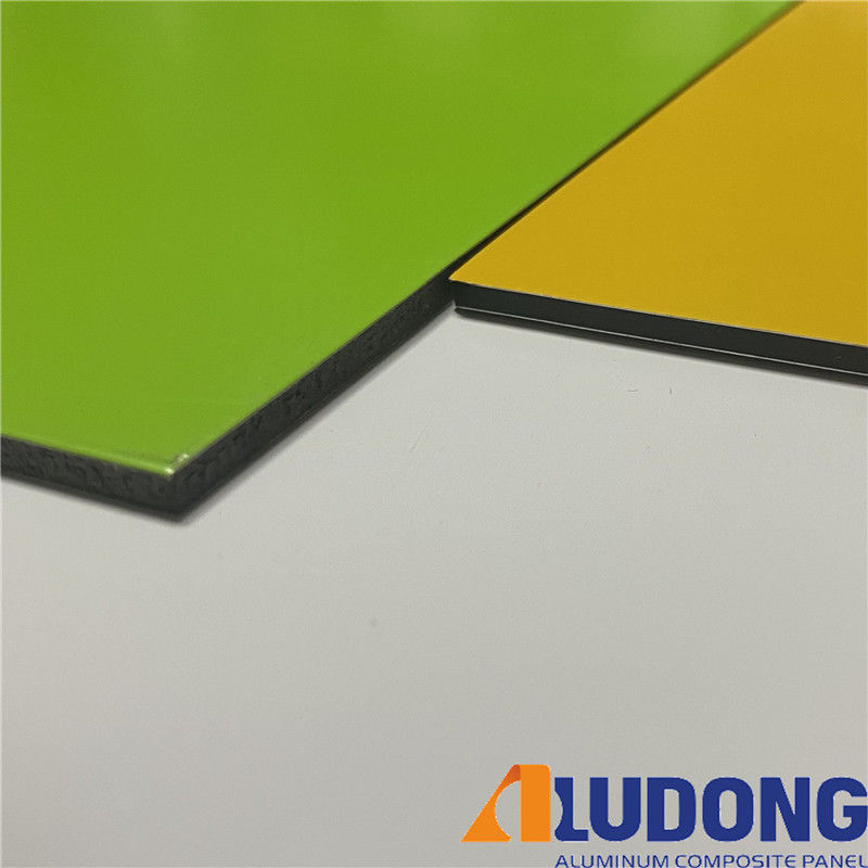 Publicidad PE Core 0.3mm ACP Alucobond Dibujo Panel de aluminio compuesto para cortinas de paredes