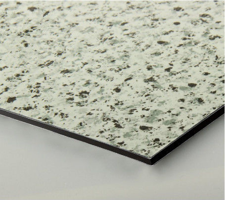 Panel compuesto de aluminio PVDF de 4 mm con acabado de granos de mármol de alto brillo Panel de alucobond para hoteles de lujo Revestimiento de paredes Decoración del vestíbulo