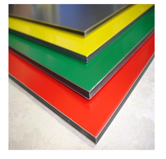 El compuesto de aluminio revestido del panel PE PVDF del superventas ACP artesona el material de construcción de 4x8 pies para la decoración de la pared interior y exterior