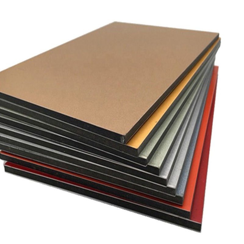 El compuesto de aluminio revestido del panel PE PVDF del superventas ACP artesona el material de construcción de 4x8 pies para la decoración de la pared interior y exterior