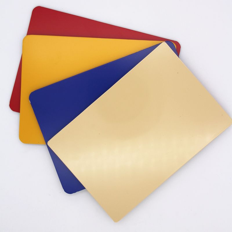 El compuesto de aluminio revestido del panel PE PVDF del superventas ACP artesona el material de construcción de 4x8 pies para la decoración de la pared interior y exterior