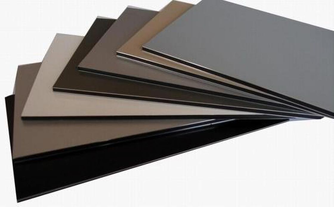 Publicidad Fascia 1250mm 1500mm PVDF ACP Alucobond dibujo Panel compuesto de aluminio para ventanas de la pared de cortina refugio interior
