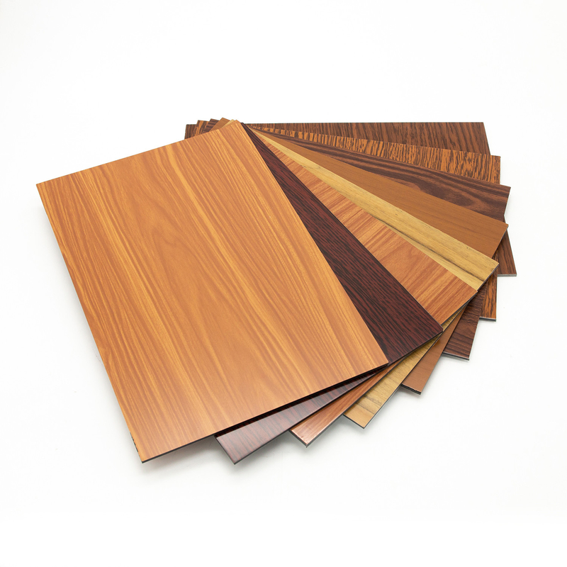 Panel Compuesto de Aluminio y Madera para Decoración Interior y Exterior SGS