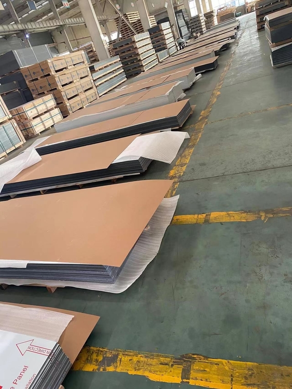 El panel compuesto de aluminio de madera del color ACP con la falsa decoración interior
