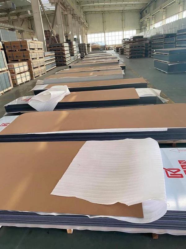 3m m PVDF cubrieron colores de madera metálicos del espejo del granito del alto lustre del ACP