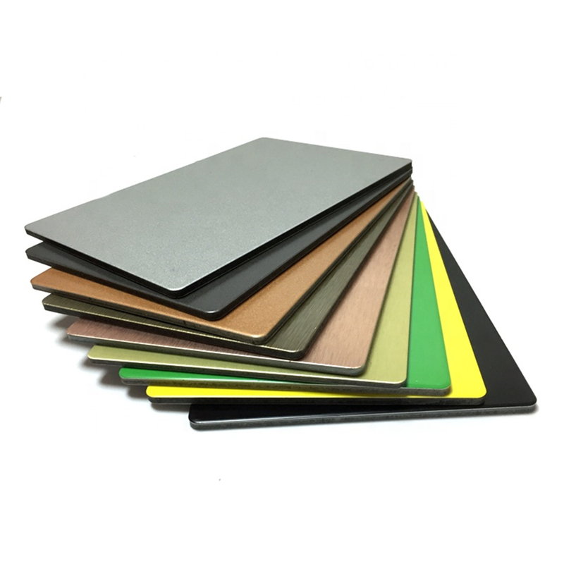 Panel compuesto de aluminio de revestimiento PVDF de 25um-30um para fachadas de edificios modernas y elegantes
