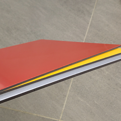 Revestimiento compuesto de aluminio de la pared interior del panel 4m m del bocadillo PVDF