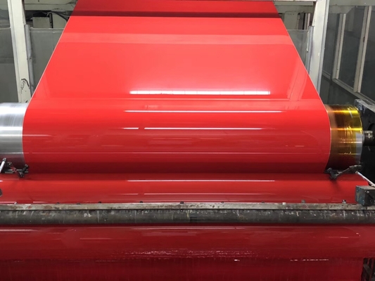 Color vivo y un nivel más alto 2m m del panel compuesto de aluminio rojo del ACP PE del lustre