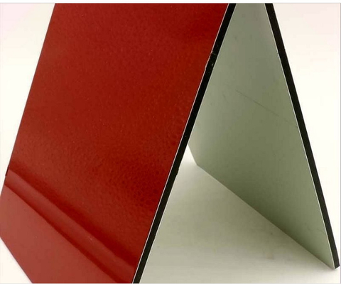 Hojas compuestas exteriores AA3003 antiestático de la decoración PVDF ACP para la pared 1220*2440m m