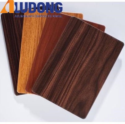 OEM y ODM Gran de madera ACP ACM hoja 1550 * 3000mm, Nano recubrimiento, antirrastre y insonorizado para la estación de metro de alta calidad