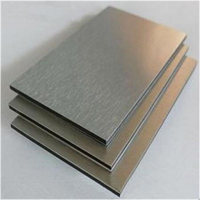 Gran oferta, panel compuesto de aluminio cepillado anodizado ACM/ACP de 4mm, revestimiento de PVDF, resistente a arañazos para cabina de ascensor