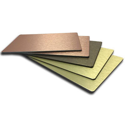 B1 ignifugan al tablero compuesto de aluminio de Acm para las decoraciones de la puerta de la tienda